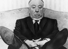 Alfred Hitchcock (1960) - Photograph of Alfred Hitchcock taken in Sydney, Australia, on May 9th, 1960, during the promotional tour for ''Psycho''.